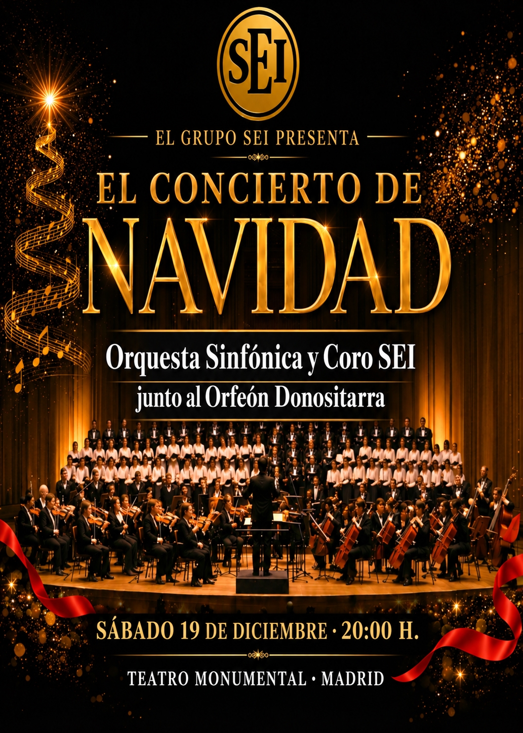 CONCIERTO DE NAVIDAD SEI JUNTO AL ORFEÓN DONOSTIARRA